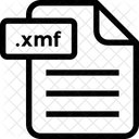 Xmf Arquivo Documento Ícone