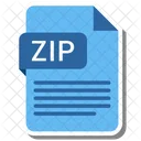 Zip Arquivo Formato Ícone