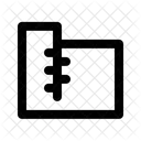 Interface Do Usuario Zip Arquivo Ícone