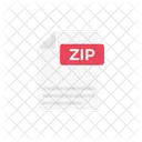 Zip Arquivo Formato Ícone