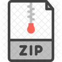 Zip Arquivo Documento Ícone