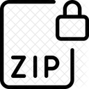 Bloqueio De Arquivo Zip Bloqueio Zip Bloqueio De Arquivo Ícone