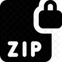 Bloqueio De Arquivo Zip Bloqueio Zip Bloqueio De Arquivo Ícone