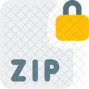 Bloqueio De Arquivo Zip Bloqueio Zip Bloqueio De Arquivo Ícone