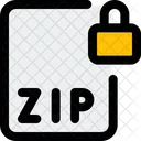 Bloqueio De Arquivo Zip Bloqueio Zip Bloqueio De Arquivo Ícone