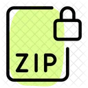 Bloqueio De Arquivo Zip Bloqueio Zip Bloqueio De Arquivo Ícone