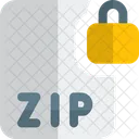 Bloqueio De Arquivo Zip Bloqueio Zip Bloqueio De Arquivo Ícone