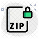 Bloqueio de arquivo zip  Ícone