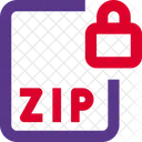 Bloqueio De Arquivo Zip Bloqueio Zip Bloqueio De Arquivo Ícone