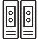 Arquivos Fichario Documentos Ícone