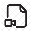 Arquivos De Video Adicionar Listar Ícone
