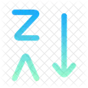 Arrange By Letters Z A Icon