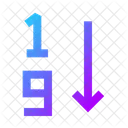 Arrange By Numbers Icon