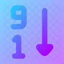 Arrange By Numbers Icon