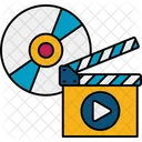 Arrangement Of Video Shots  Icon