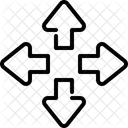 Arrastar Setas Cursor Ícone