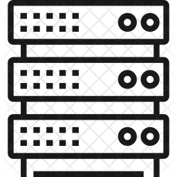 Array Icon - Download in Line Style
