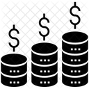 Arrecadacao De Dinheiro Crescimento De Dinheiro Aumento Financeiro Ícone