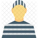 Arrested Inmate Prisoner Icon
