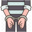 Arrested Handcuffs Criminal Icon