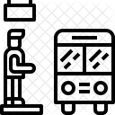 Arrêt d'autobus  Icône