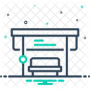 Arrêt de bus  Icône