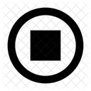 Cercle Fleche Rond Icône