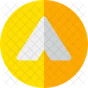 Cursor Circulo Arriba Icono