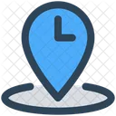 Location Time Arrival Icon