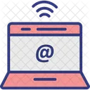 Arroba Laptop Laptop Pc Icon