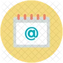 Arroba Sign Calendar Icon