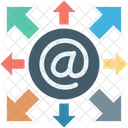 Arroba Internet Connection Icon