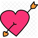 Arrow Heart Love Icon