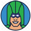 Green Arrow Warrior Superhero Icon