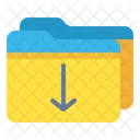 Multiple Folder Arrow Icon