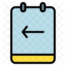 Left Sign Notes  Icon