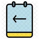 Left Sign Notes Icon