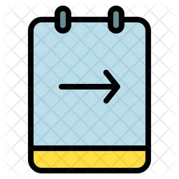 Right Sign Notes  Icon