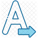 Arrow Alphabet Shape And Symbol Icon