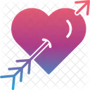 Arrow Cupid Heart Icon