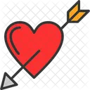 Arrow Day Heart Icon
