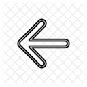 Arrow Back Return Icon