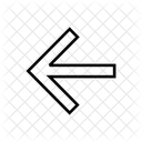 Arrow Back Sharp Icon