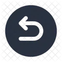 Arrow Back Circle Arrow Icons Solid Arrows Icon