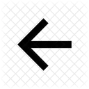 Arrow Back Sharp Icon
