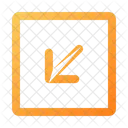 Arrow Bl Square Icon