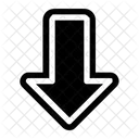 Arrow Block Down  Icon