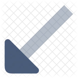 Arrow Bottom Left  Icon