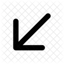 Arrow Bottom Left  Icon
