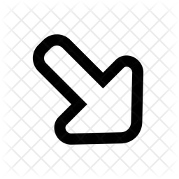 Arrow bottom right  Icon